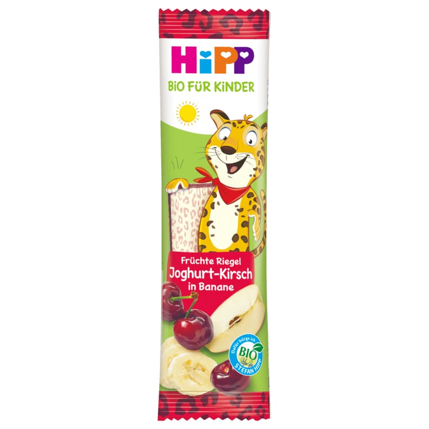 Hipp Früchte Freund Leopard Bio Joghurt-Kirsch in Banane 23g
